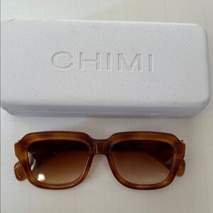 Chimin Havana Gradient Brown Sunglasses